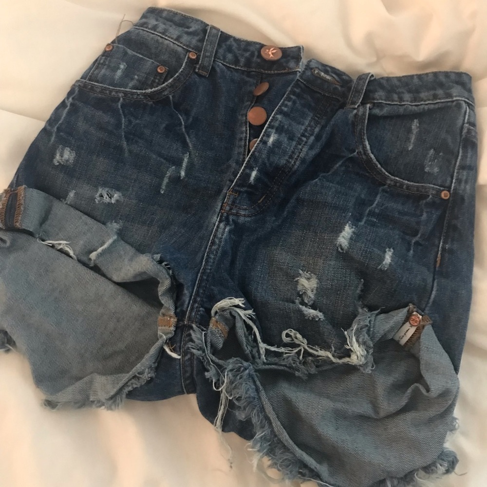 One Teaspoon Denim Shorts